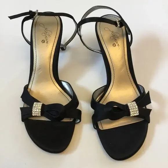 Platinum BP Black Sandals Heels - Picture 1 of 7